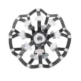 Metal Teller Rosette Ring